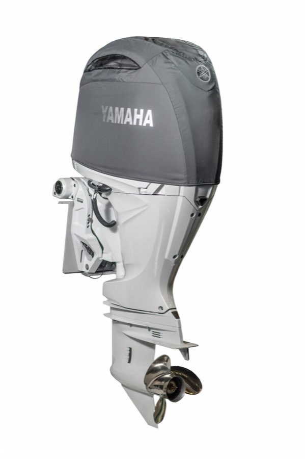 Dettaglio di motore fuoribordo Yamaha